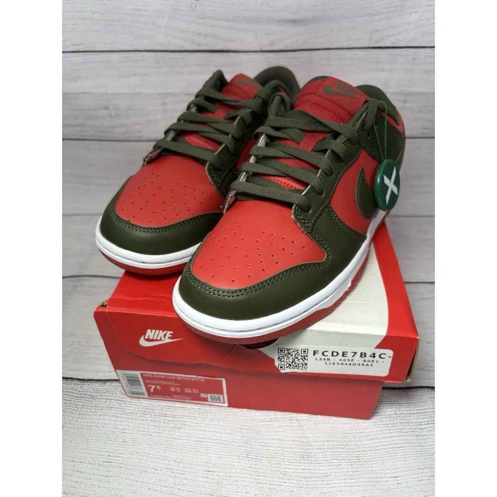 Nike Dunk Low Mystic Red Cargo Khaki 